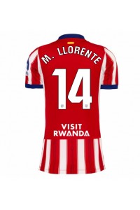 Atletico Madrid Marcos Llorente #14 Jalkapallovaatteet Naisten Kotipaita 2026-27 Lyhythihainen